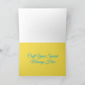 ゴールデンサンセットサンディアイランドビーチ カード (内部)