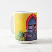 ゴールデンサンセットパープルサンミゲルデアレンデドア コーヒーマグカップ (正面左)