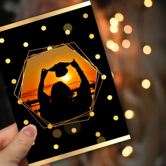 ゴールデンサンセット卒業 招待状