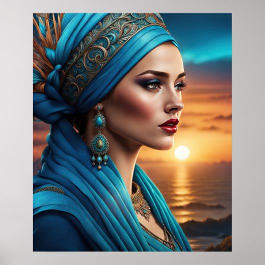 ゴールデンサンセット美しい ポスター (正面)