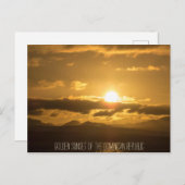 ゴールデンサンセット ポストカード (正面/裏面)