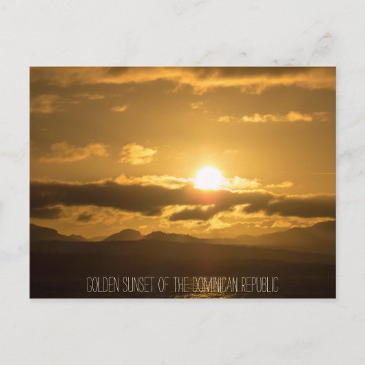 ゴールデンサンセット ポストカード (正面)