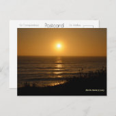 ゴールデンサンセットV | ブルービーチソング™ ポストカード (正面/裏面)
