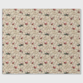 ゴールデンサンタオンライトタン ラッピングペーパー (フラット)