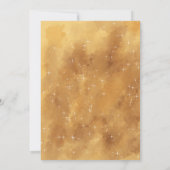 ゴールデンサンタクロースウォーターカラー 招待状 (裏面)