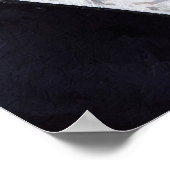 ゴールデンサントランプオイルペインティングポートレート ポスター (角)