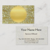 ゴールデンサンバックグラウンド 名刺 (正面/裏面)