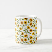 ゴールデンサンフラワーブリス コーヒーマグカップ (正面右)