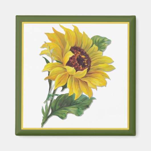 ゴールデンサンフラワー マグネット (正面)