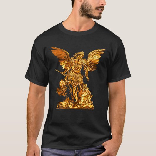 ゴールデンサンミカエル大天使 Tシャツ (正面)