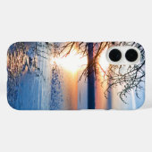 ゴールデンサンライズオーバーレイク感動的モーニング Case-Mate iPhoneケース (裏面 (横))