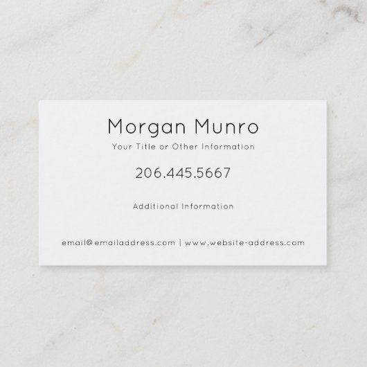 ゴールデンサンライズモーニングスルーフォレスト 名刺 (裏面)