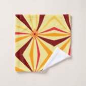 ゴールデンサン抽象芸術バスタオルセット バスタオルセット (ウォッシュタオル)