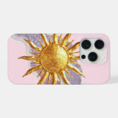 ゴールデンサン エステティックフォンケース - ピンク iPhoneケース (裏面横)