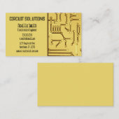 ゴールデンサーキットボードエレクトロニクス技術 名刺 (正面/裏面)