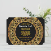 ゴールデンサーキュラーバルミツワー招待状 招待状 (スタンド正面)