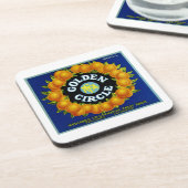 ゴールデンサークルオレンジ コースター (左側)