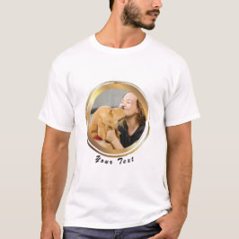 ゴールデンサークル犬写真のオリジナルグッズ Tシャツ