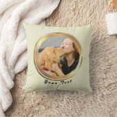 ゴールデンサークル犬写真を自分で作ろう クッション (ブランケット)