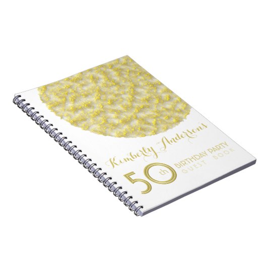 ゴールデンサークル50thバースデーパーティーゲストブック ノートブック (右側)