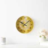 ゴールデンサークル ラウンド壁時計 (ホーム)