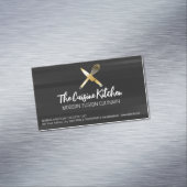 ゴールデンシェフナイフウィスクロゴ マグネット名刺 (インサイチュ)