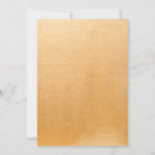 ゴールデンシェルブライダルシャワー招待状、ビーチテーマ 招待状 (裏面)