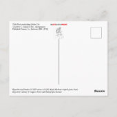 ゴールデンシティを見下ろすテーブルロック ポストカード (裏面)