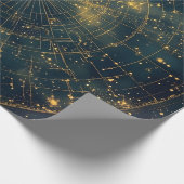 ゴールデンシテカルスターの地図(4) ラッピングペーパー (角)