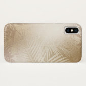 ゴールデンシャインボタニカル熱帯ヤシの葉 Case-Mate iPhoneケース (裏面(横))