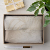 ゴールデンシャイン ボタニカル トロピカル パームツリーの葉 薄葉紙 (ギフト)