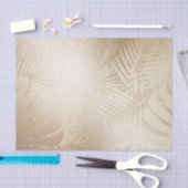 ゴールデンシャイン ボタニカル トロピカル パーム ツリー リーフズ 薄葉紙 (クラフト)