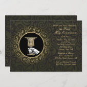 ゴールデンシャリスコミュニオン招待状 招待状 (正面/裏面)