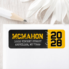 ゴールデンシャルボード卒業差出人住所 ラベル