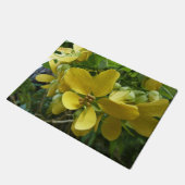 ゴールデンシャワーツリートロピカルイエローフローラ ドアマット (アングル)