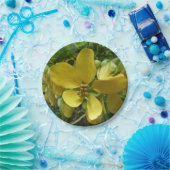 ゴールデンシャワーツリートロピカルイエローフローラ ペーパープレート (パーティー)