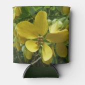 ゴールデンシャワーツリートロピカルイエローフローラ 缶クーラー (正面)