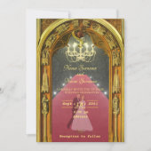 ゴールデンシャンデリア 招待状 (正面)