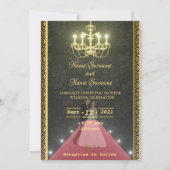 ゴールデンシャンデリア 招待状 (正面)