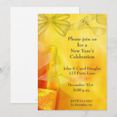 ゴールデンシャンパン招待状 招待状 (正面/裏面)