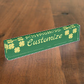 ゴールデンシャームクロックスサンダー_コーブ デスクネームプレート (側面)