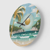 ゴールデンショアーズ ラージ壁時計 (傾斜)