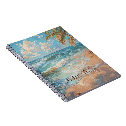 ゴールデンショア:海洋最高傑作ビーチ波 ノートブック (右側)