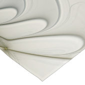 ゴールデンシルバーフラワーファンタジー抽象芸術フラクタル ショートテーブルランナー (コーナー)