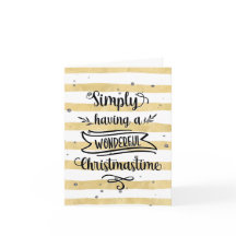 ゴールデンシンプルに素晴らしいクリスマスタイム