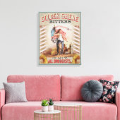 ゴールデンシーフビッター用ビンテージ広告 キャンバスプリント (インサイチュ (リビング))