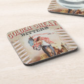 ゴールデンシーフビッター用ビンテージ広告 コースター (左側)
