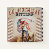 ゴールデンシーフビッター用ビンテージ広告 ノートブック (裏面)