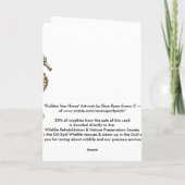 ゴールデンシーホースおもしろい誕生日カードシリーズ カード (裏面)