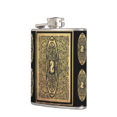 ゴールデンシーホースマンダラ華美 – インフィニティデザイン フラスク (左)